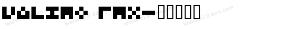 Valimo RMX字体转换